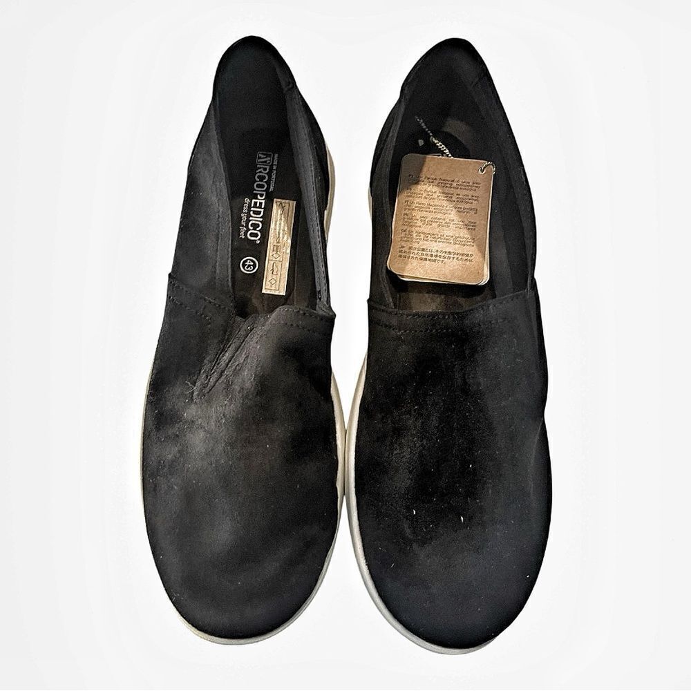 Arcopedico Gal Rec Black Slip On Comfy Walking Shoes Size‎ 43 or 10